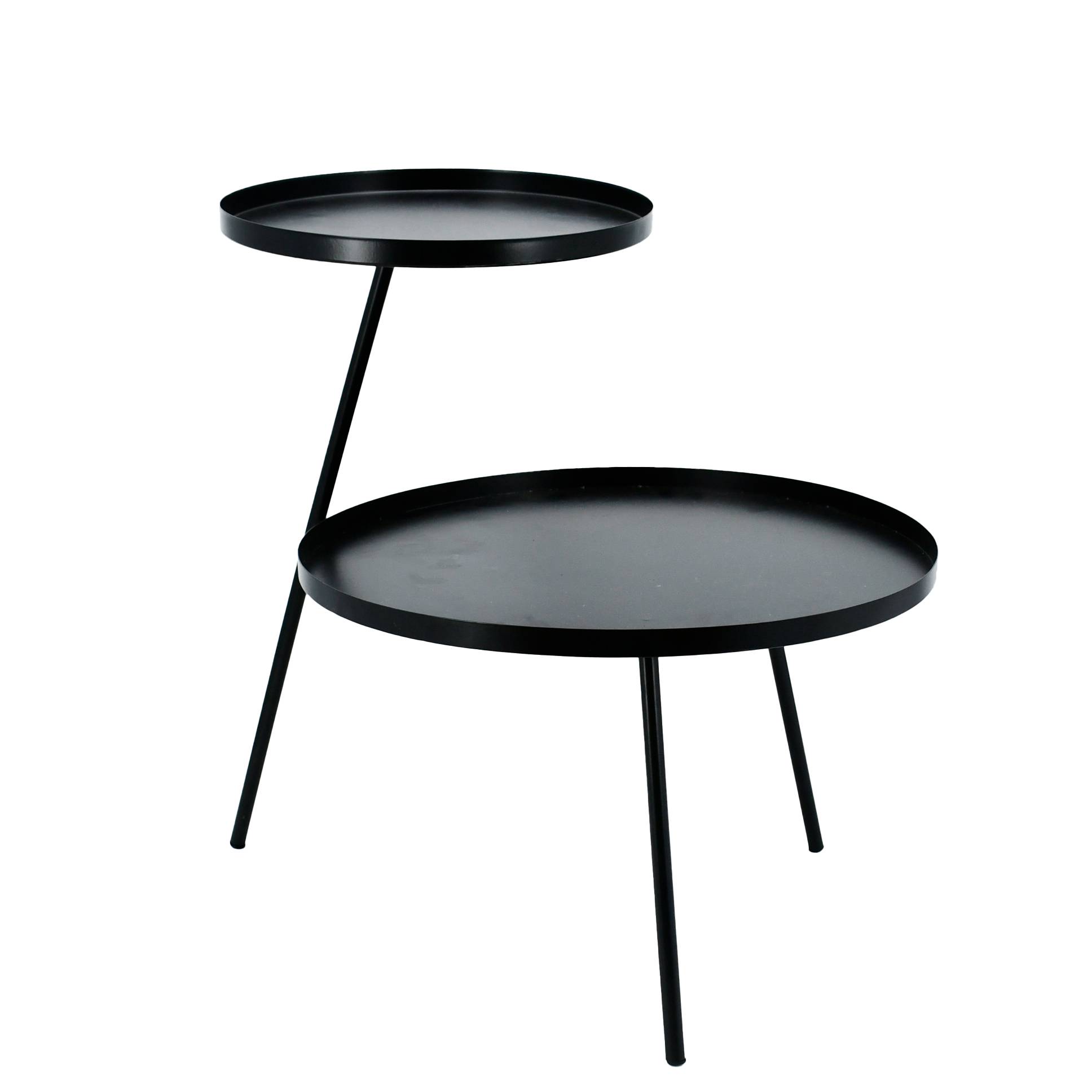 Ecloz - Double porte-plante métal noir - ECLOZ