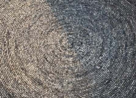 Ecloz - Tapis rond Ø 100 cm gris foncé - ECLOZ - Imagen 1