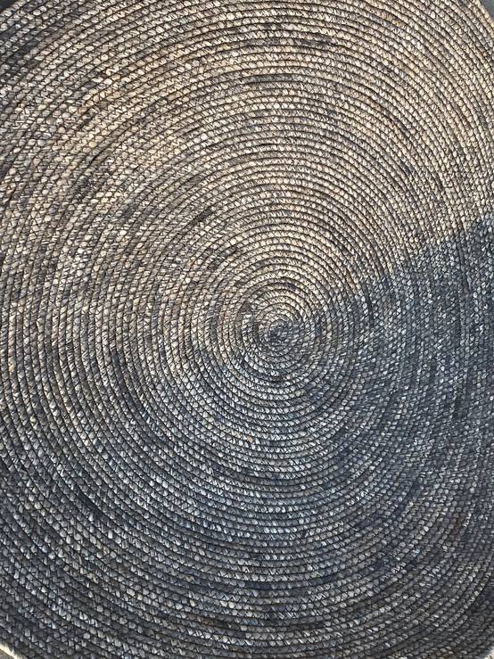Ecloz - Tapis rond Ø 100 cm gris foncé - ECLOZ - Image 2