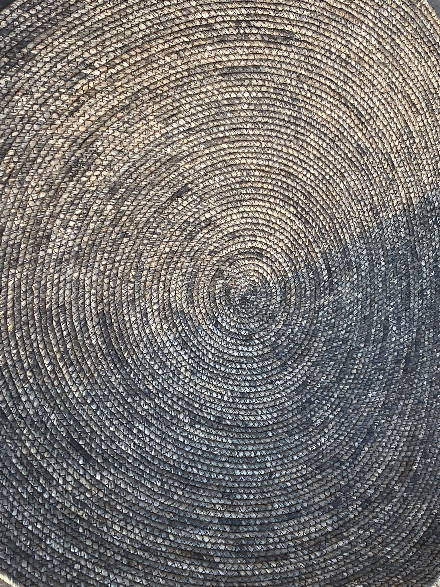 Ecloz - Tapis rond Ø 100 cm gris foncé - ECLOZ - Imagen 2