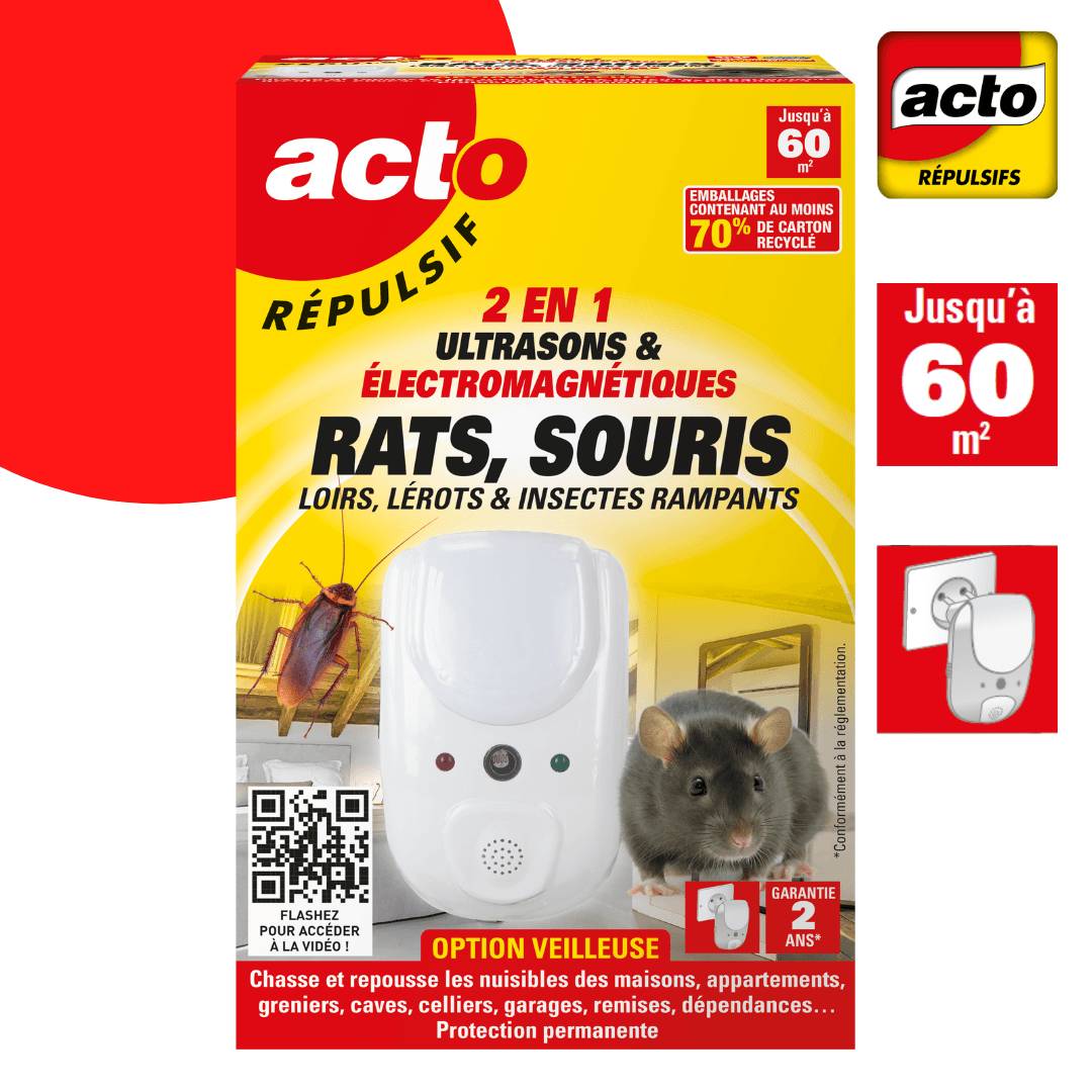 Acto - RÉPULSIF ULTRASONS ET ONDES ÉLECTROMAGNÉTIQUES - Imagen 1