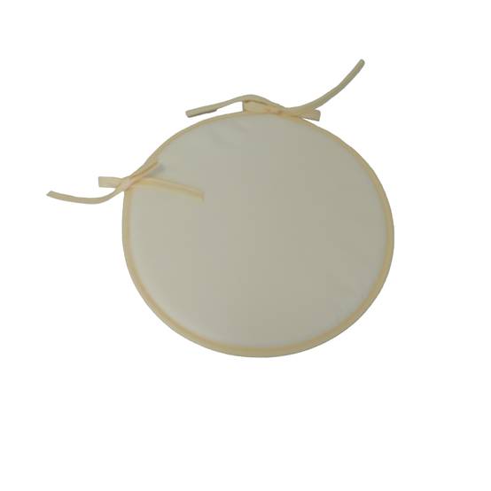 Ecloz - Galette de chaise d'extérieur ronde écru ECLOZ