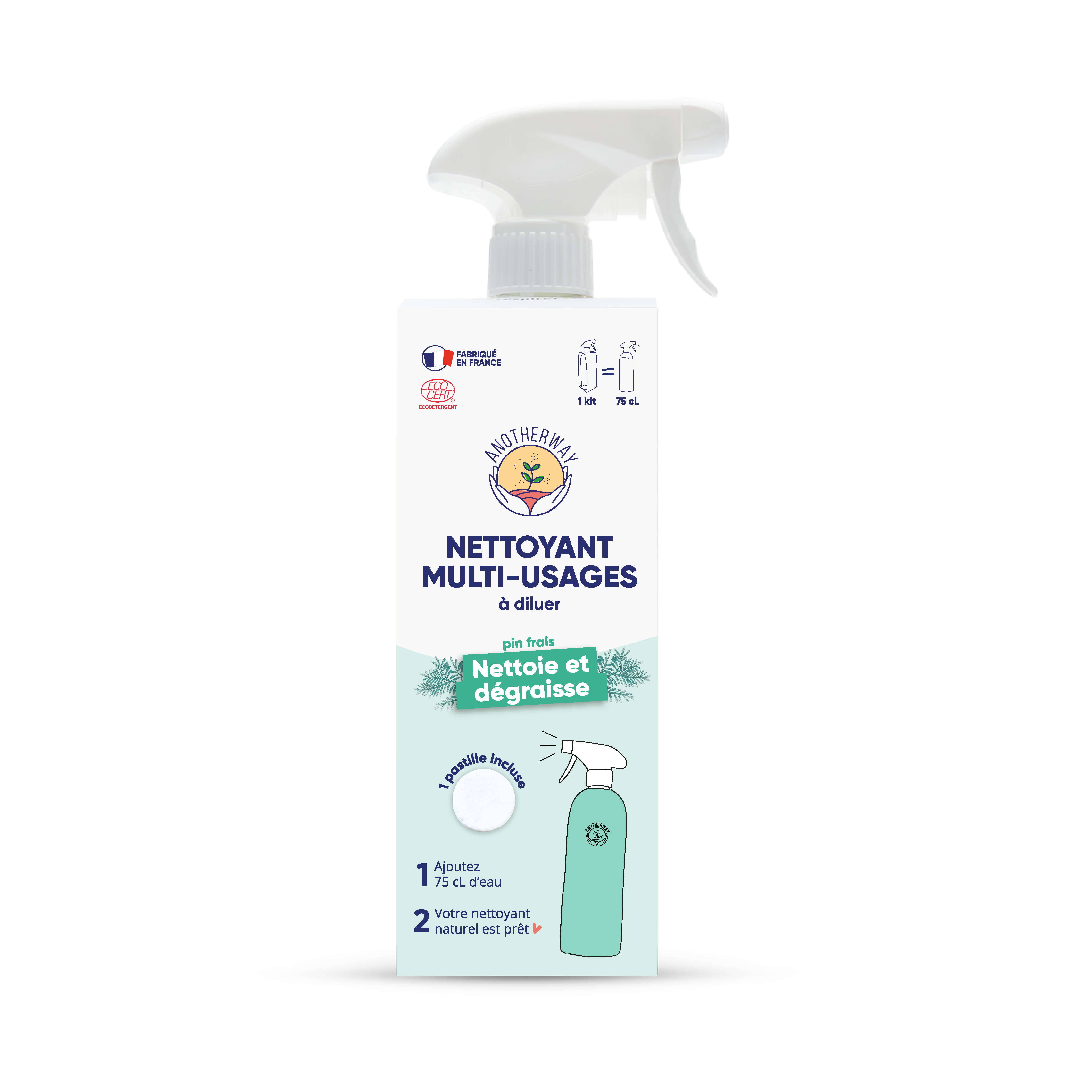 Anotherway - KIT DEMARRAGE NETTOYANT MULTI USAGE