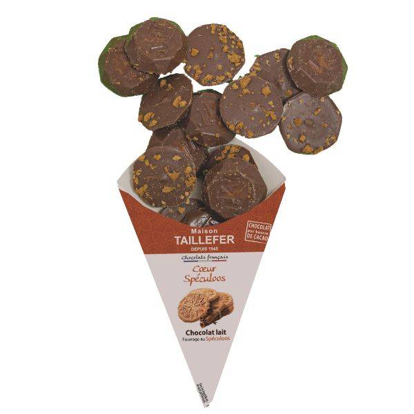 Maison Taillefer - Chocolat au lait fourrage spéculoos 130 g - Maison Taillefer