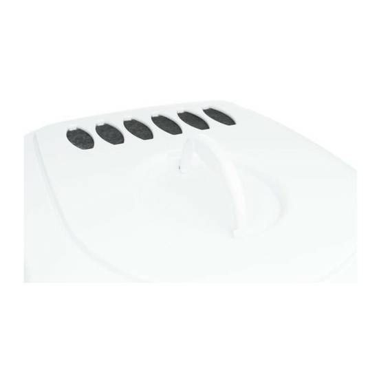 Bac à litière Primo Top plastique gris et blanc L.56 cm l.47 cm H.71 cm - Trixie - Image 1