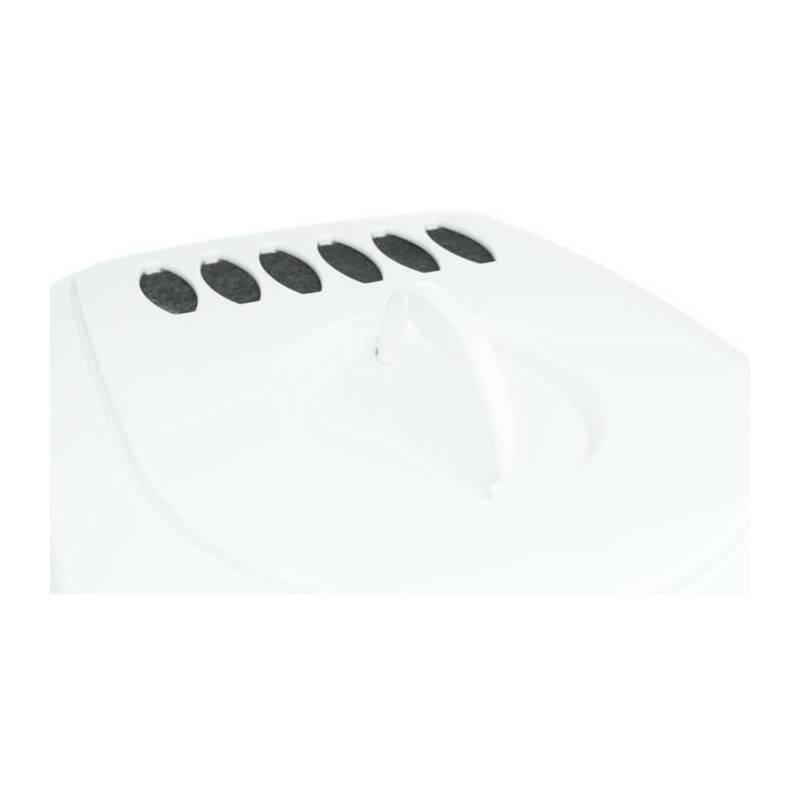 Bac à litière Primo Top plastique gris et blanc L.56 cm l.47 cm H.71 cm - Trixie