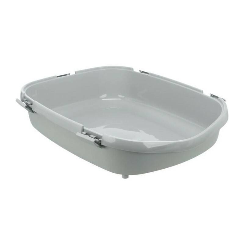Bac à litière Primo Top plastique gris et blanc L.56 cm l.47 cm H.71 cm - Trixie - Image 4