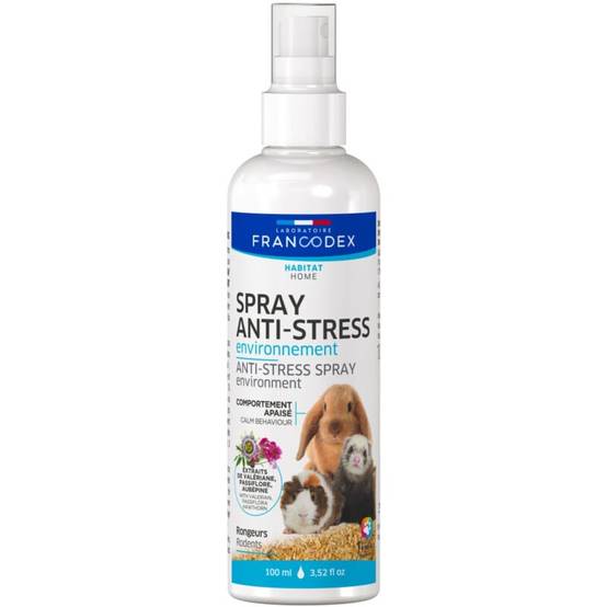 Spray anti-stress pour rongeur multicouleur 100 ml - Francodex - Image 1