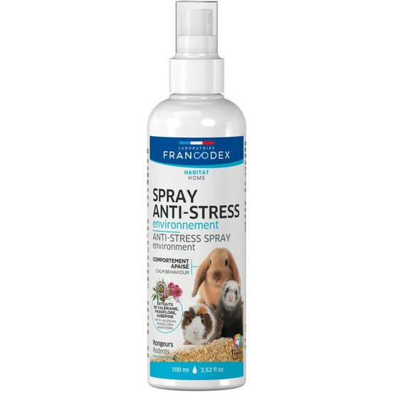 Spray anti-stress pour rongeur multicouleur 100 ml - Francodex - Image 2