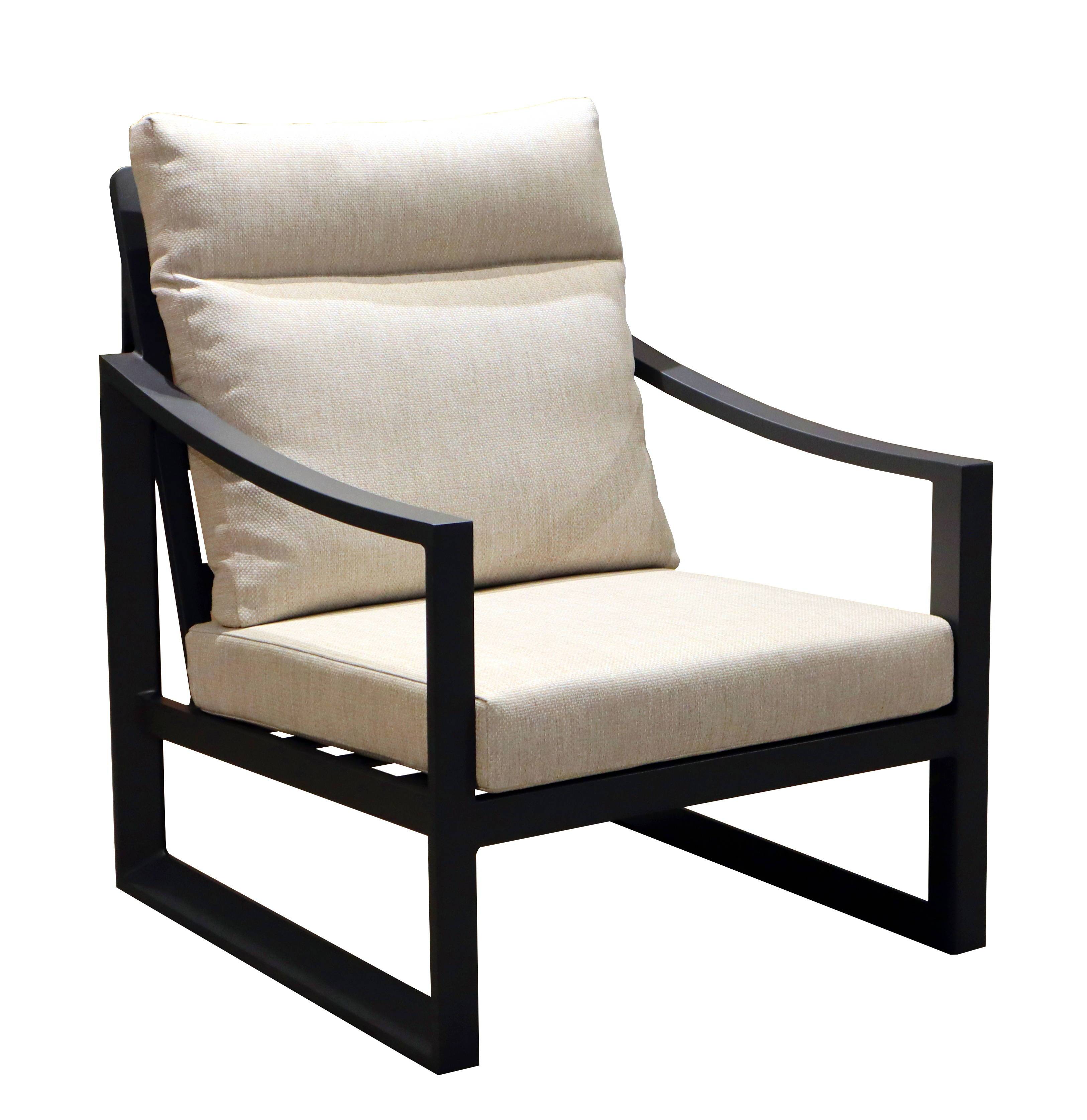 Pro Loisirs - Fauteuil de jardin aluminium beige Marseille Proloisirs - Image 2