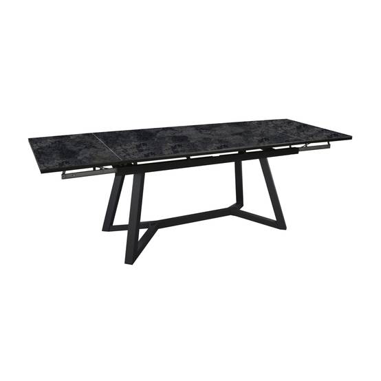 Ecloz - Table de jardin extensible céramique graphite magma 8/12 personnes Matera ECLOZ