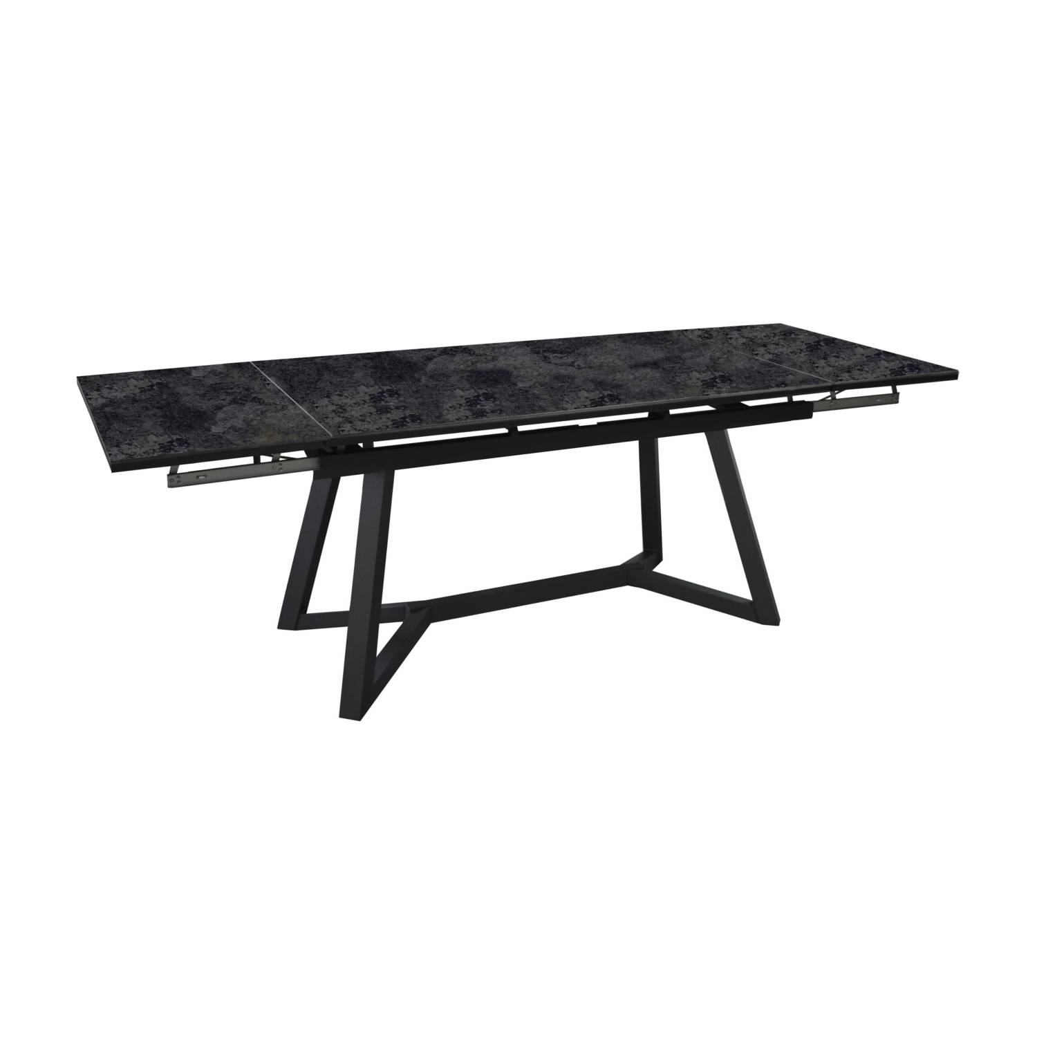 Ecloz - Table de jardin extensible céramique graphite magma 8/12 personnes Matera ECLOZ