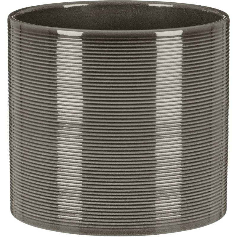 Scheurich - Macetero 828/28 Glass Grey Cerámica Ø 28 cm - SCHEURICH - Imagen 5