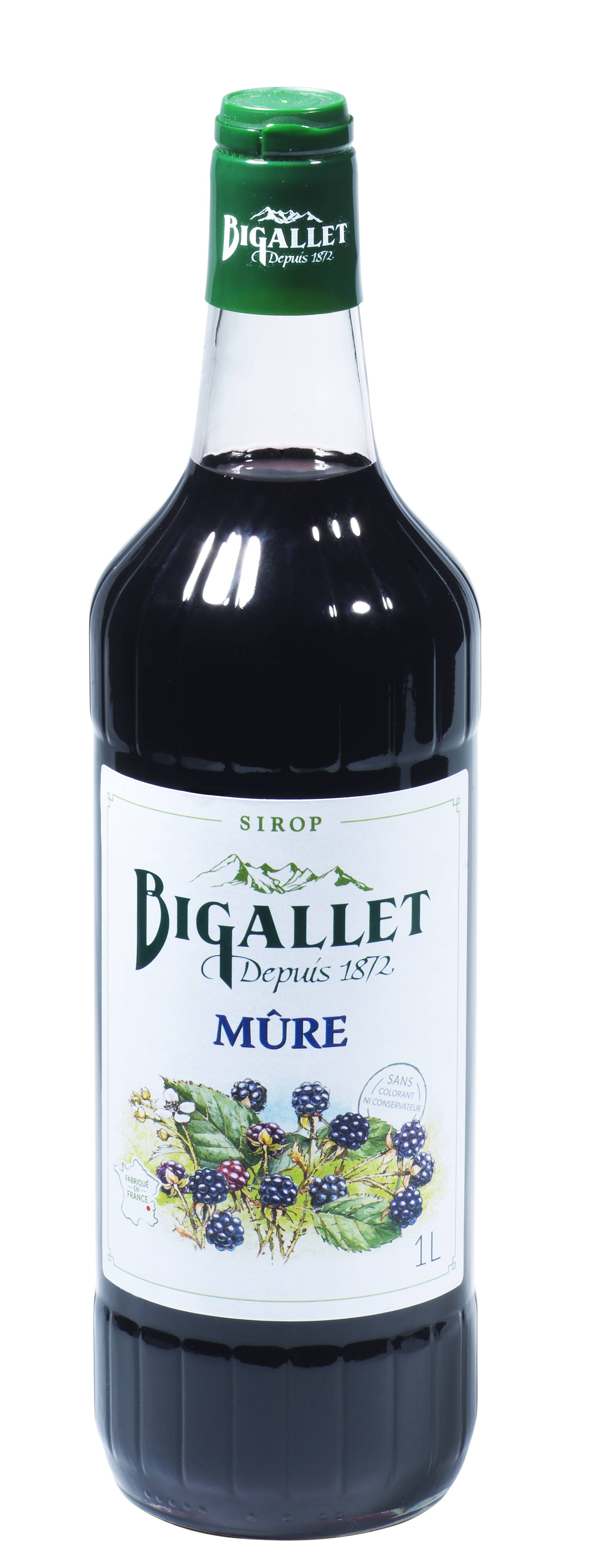 Bigallet - Sirop de mûre 1 L - Bigallet