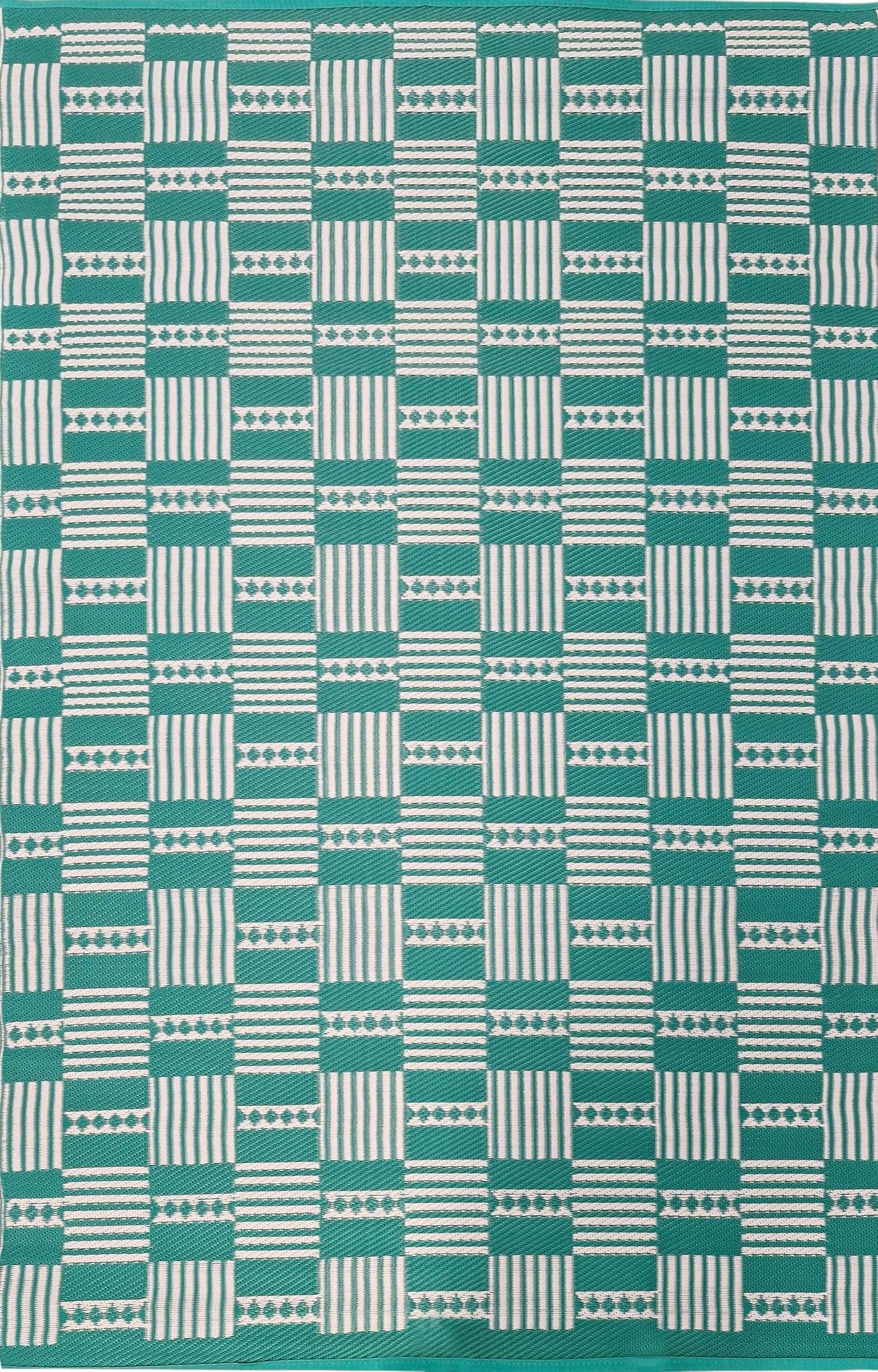 Ecloz - Tapis extérieur rectangle 180x120cm imprimé Carreau ECLOZ
