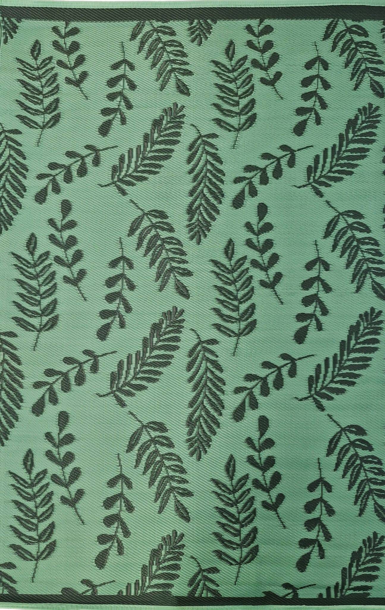 Ecloz - Tapis extérieur rectangle 180x120cm imprimé Feuillage ECLOZ