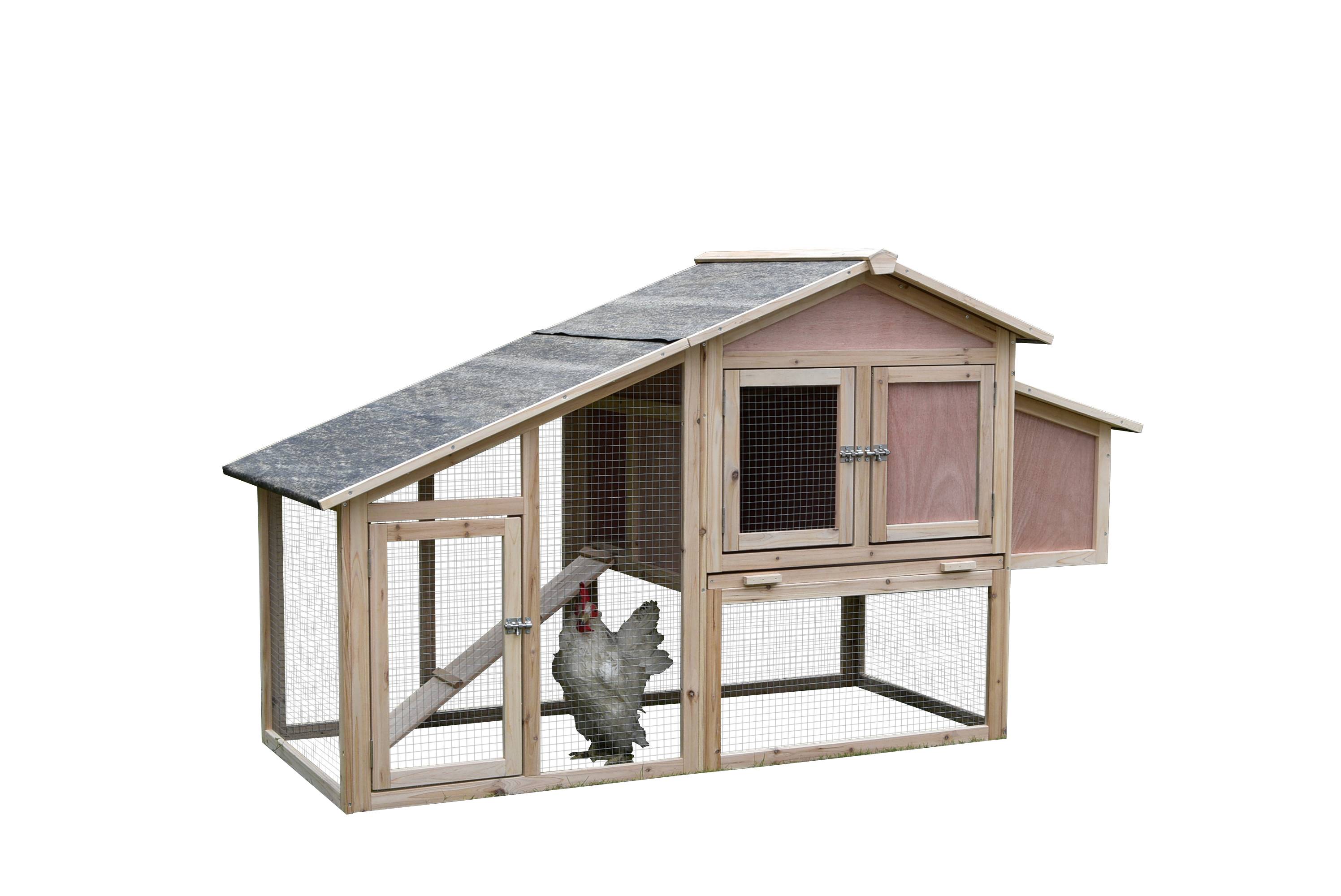 Marque Economique - Poulailler Juste en bois massif 2 à 3 poules - Imagen 2