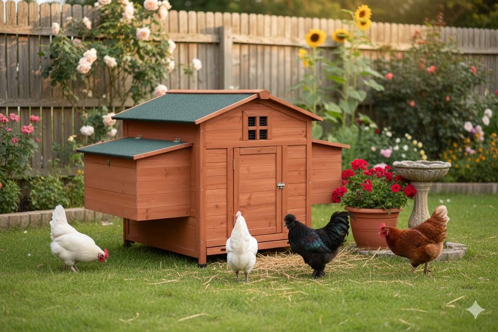 NONAME - Maison en bois pour poulailler Camille 2 à 4 poules - Image 1