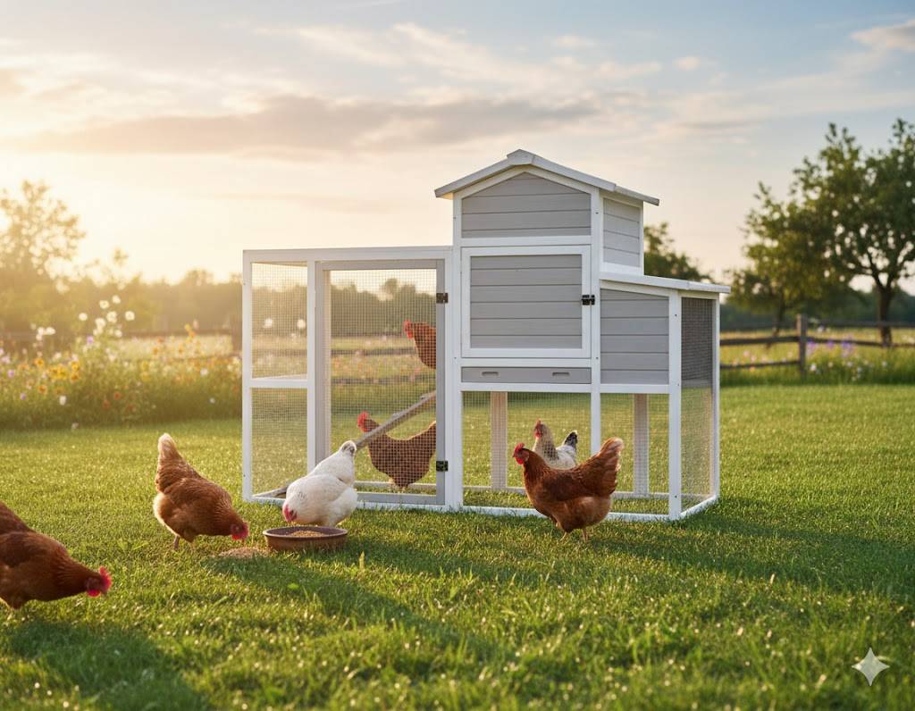 NONAME - Poulailler en bois Christelle 5 à 7 poules
