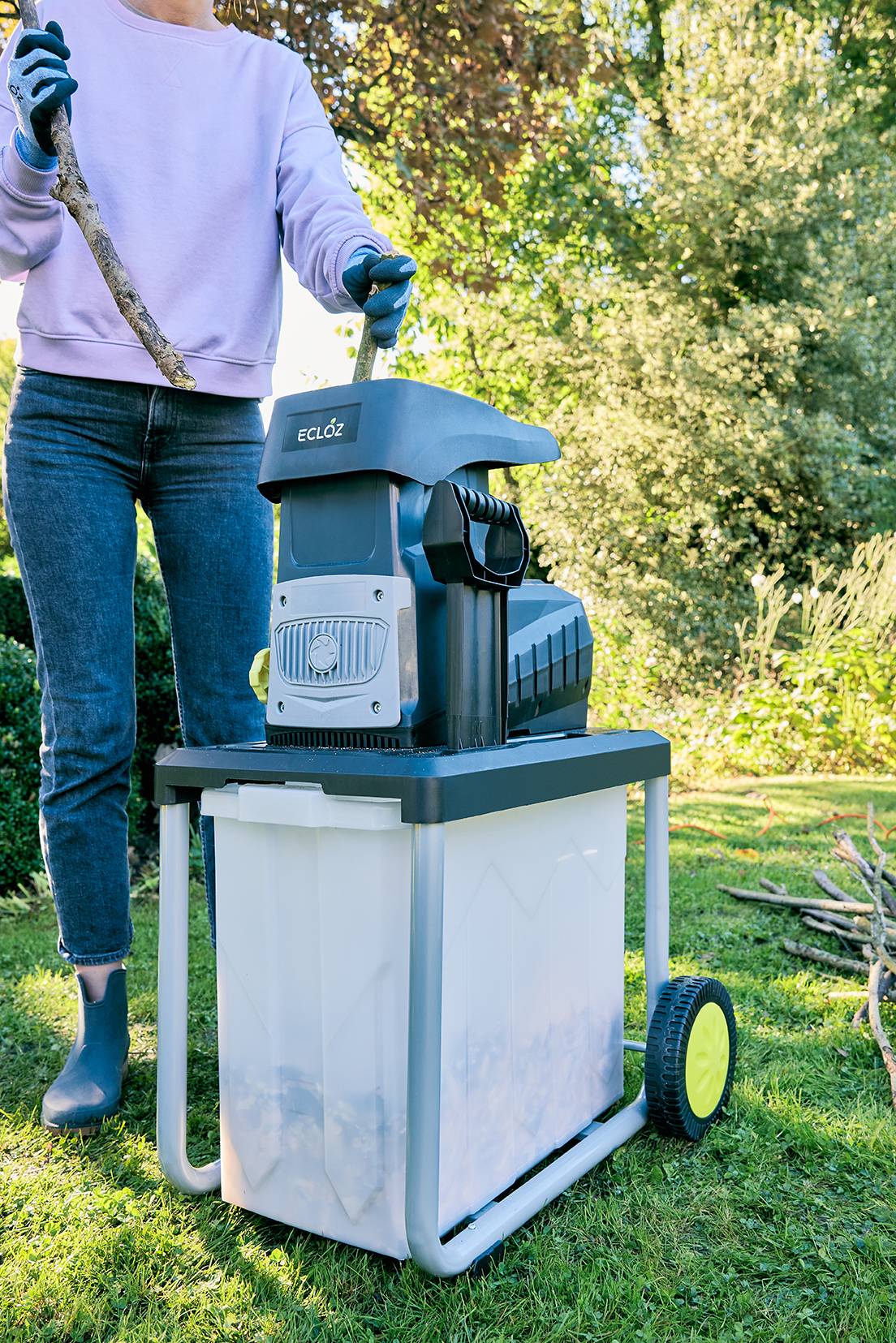 Ecloz - Broyeur de végétaux 2800 W - ECLOZ