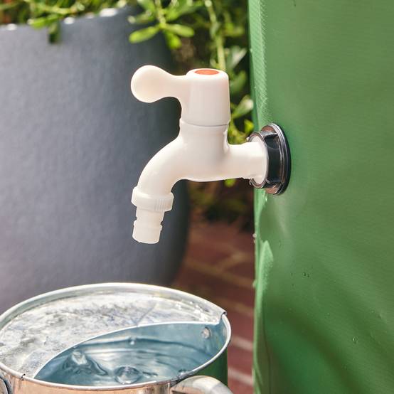 Sans Marque - Récupérateur pliable d'eau de pluie 225L robinet inclus PVC vert - Image 6