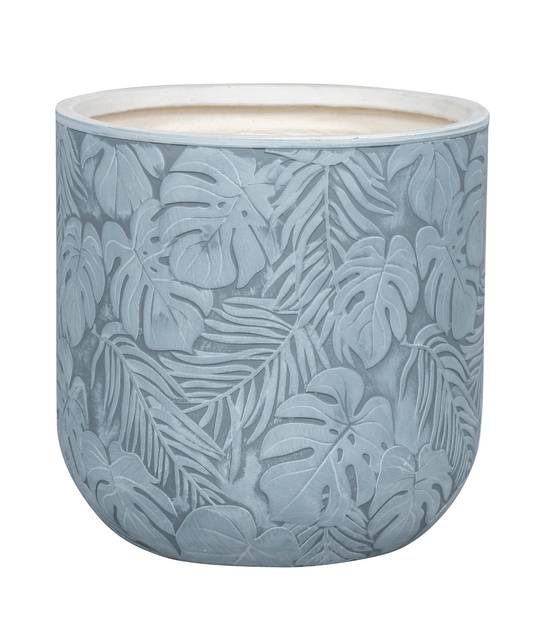 Ecloz - Pot Chester 08 gris/blanc Ø 25 cm - ECLOZ