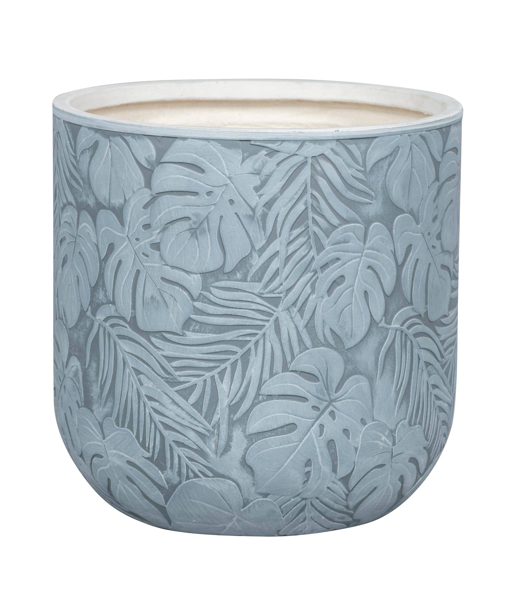Ecloz - Pot Chester 08 gris/blanc Ø 25 cm - ECLOZ