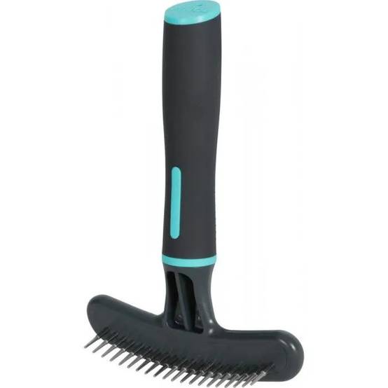 Étrille Anah pour chiens acier inoxydable et ABS noir L.17.3 cm H.2.5 cm - Zolux - Image 3