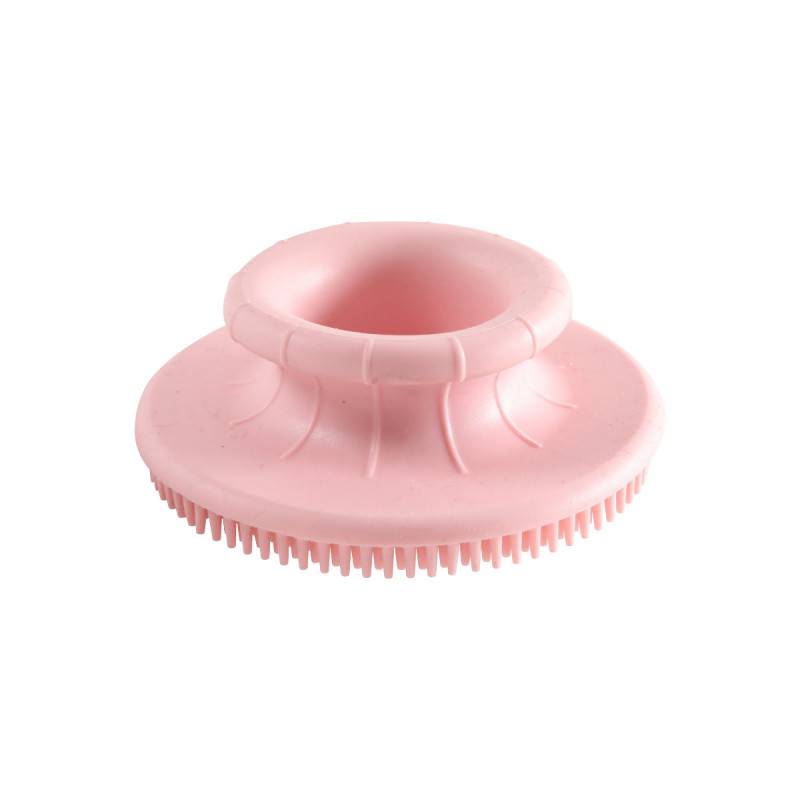 Brosse en caoutchouc rose Ø7.7 cm pour chat Anah - Zolux - Image 2