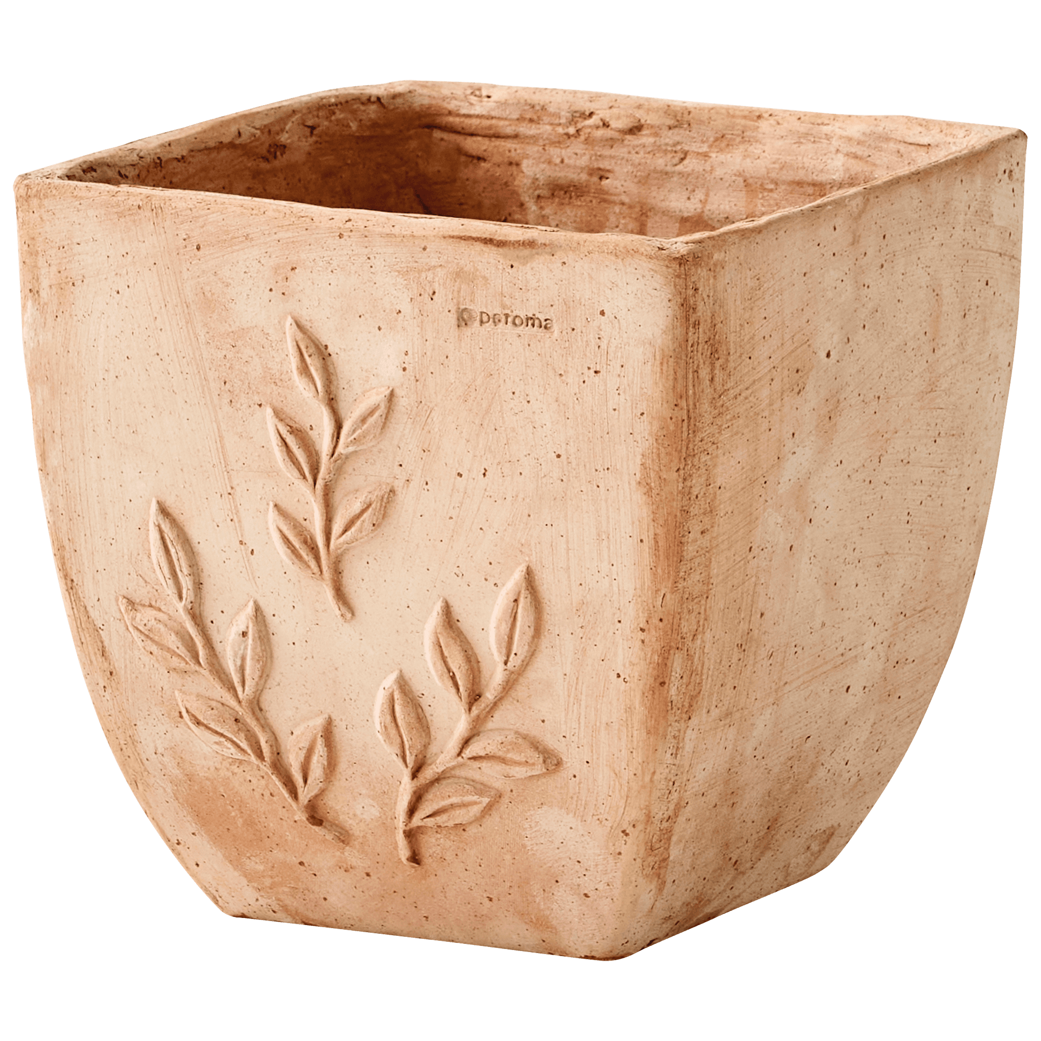 Ecloz - Pot "Amano" carré en terre cuite Galestro Ø 33 cm - ECLOZ