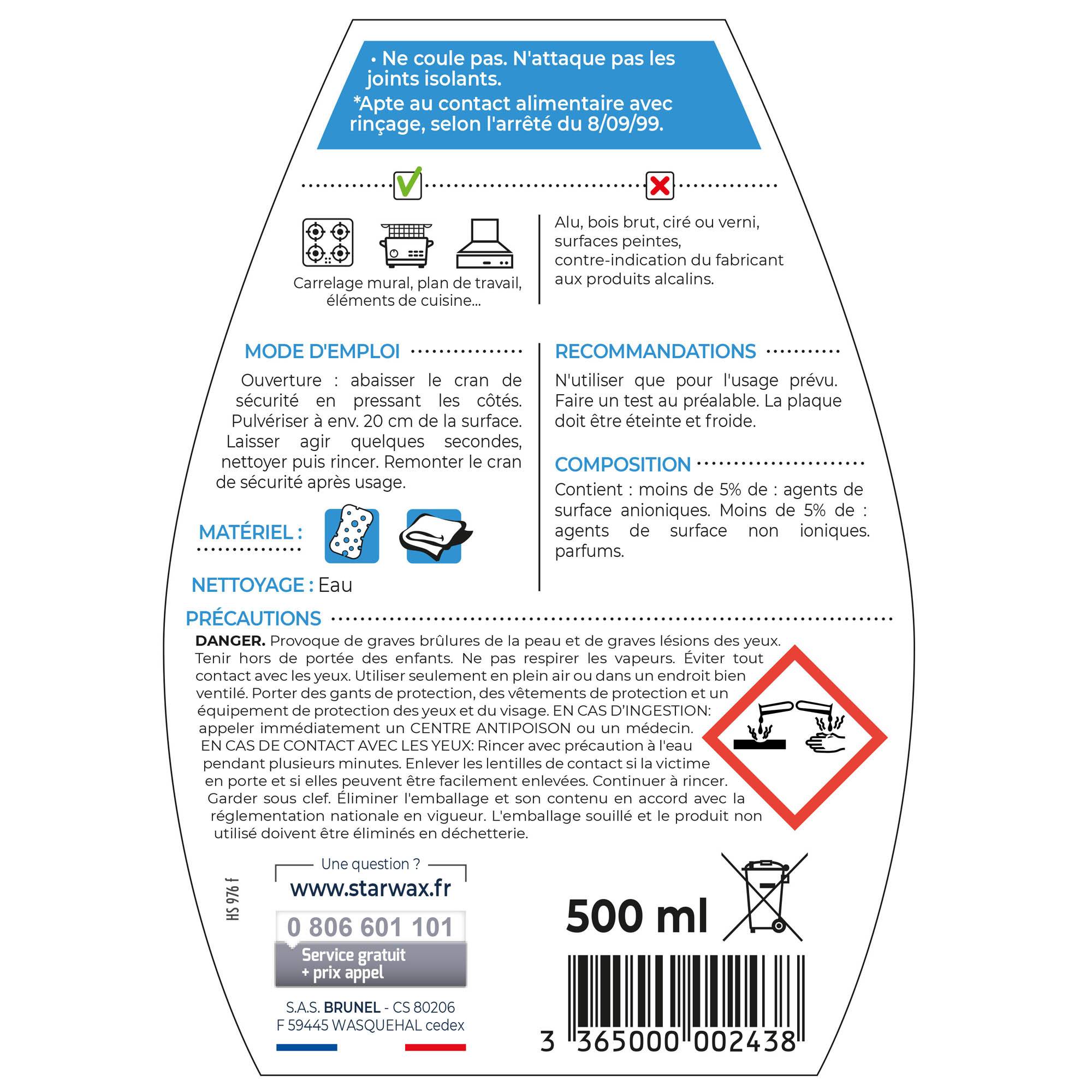 Starwax - Dégraissant surpuissant pour cuisine 500ml - Image 3