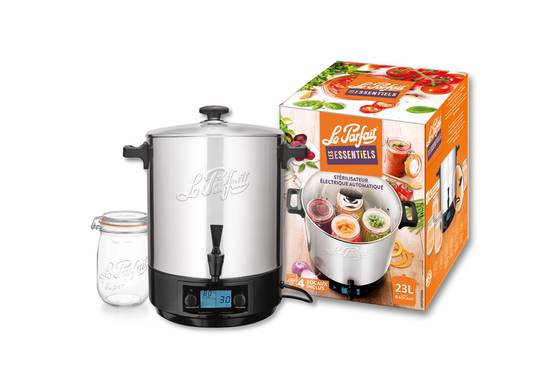 Le Parfait - Stérilisateur inox 23 L + 4 bocaux - Le Parfait®