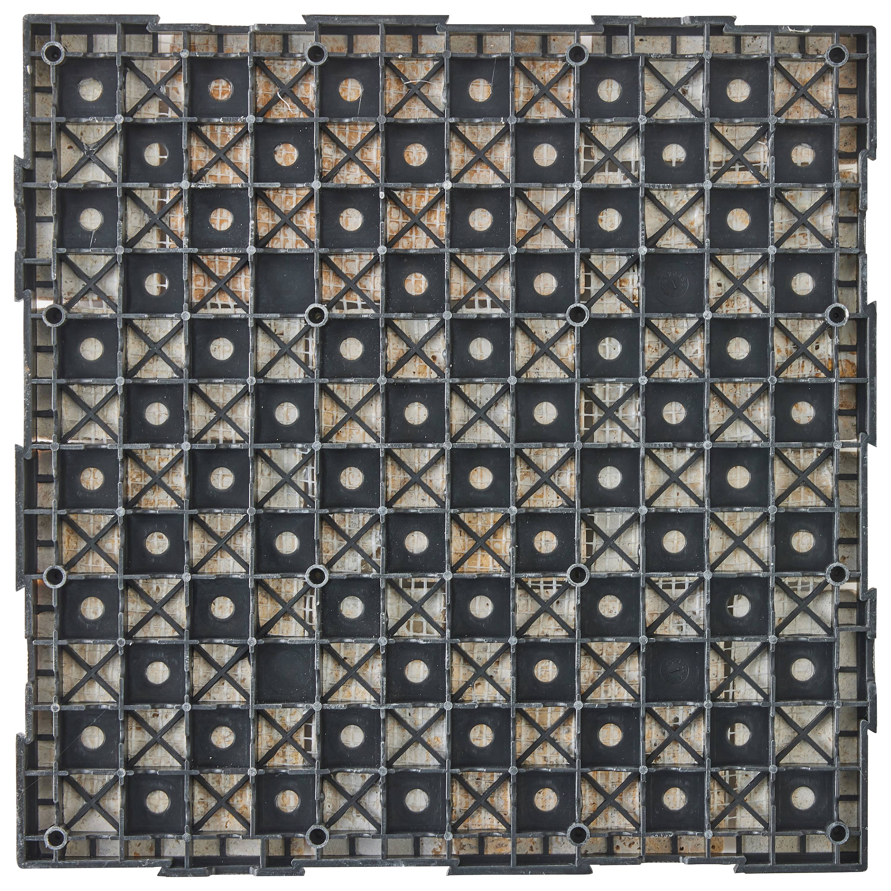 Ecloz - Dalle clipsable pierre blanche X4 - ECLOZ - Imagen 2