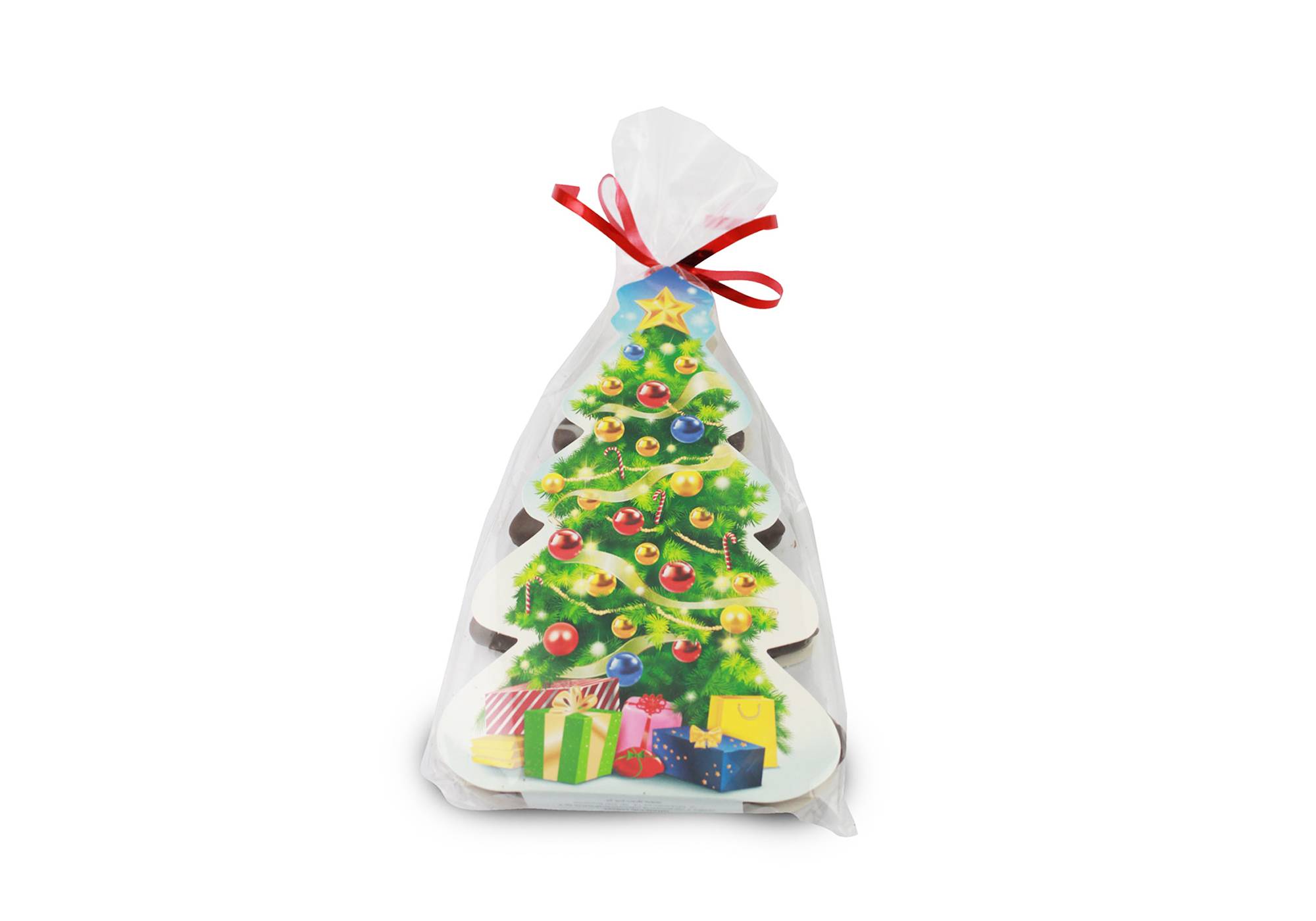 Finabeil - Pan de especias cubierto de chocolate en forma de Árbol 100 g - Finabeil