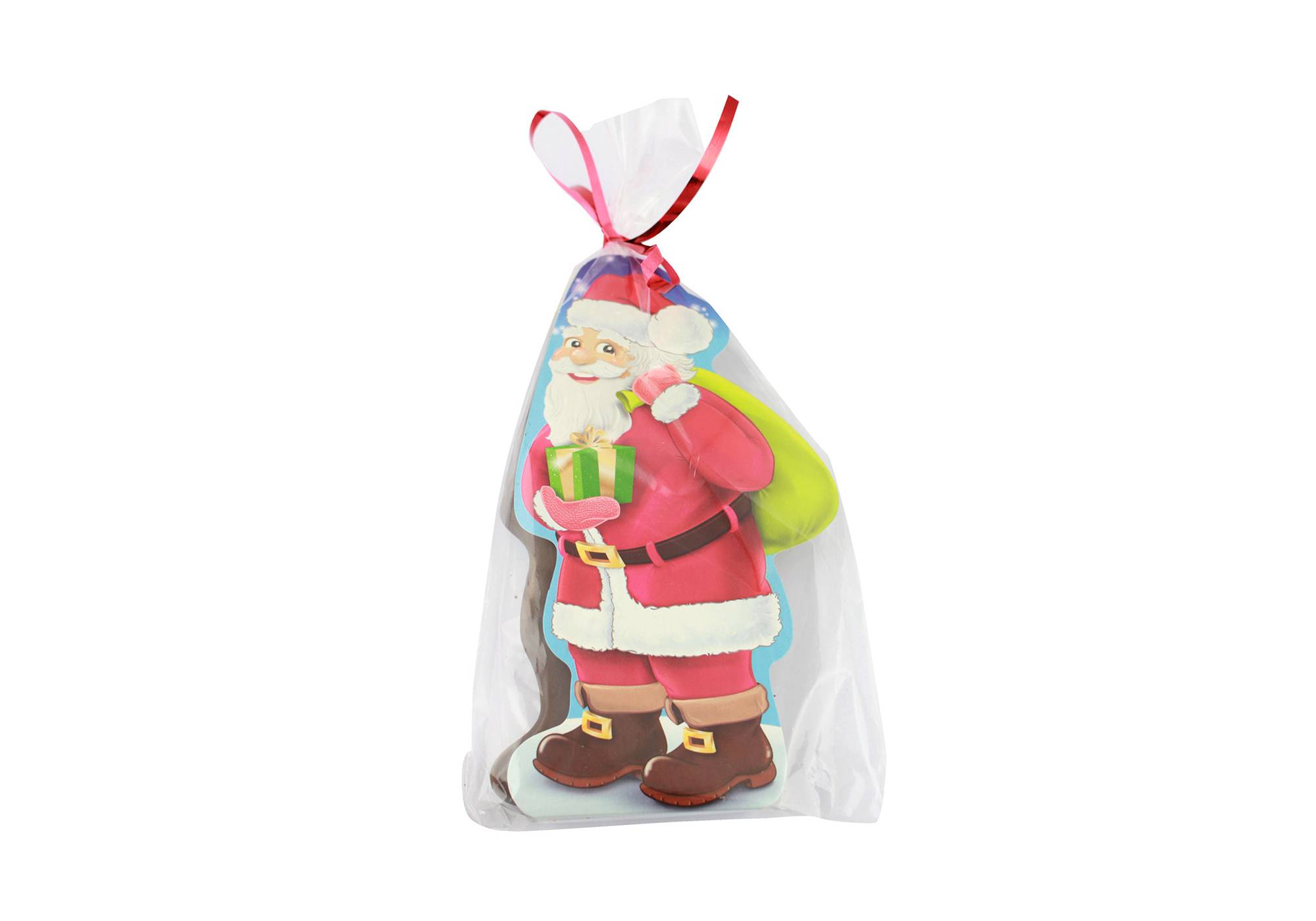 Finabeil - Pan de especias cubierto de chocolate en forma de Papá Noel 100 g - Finabeil
