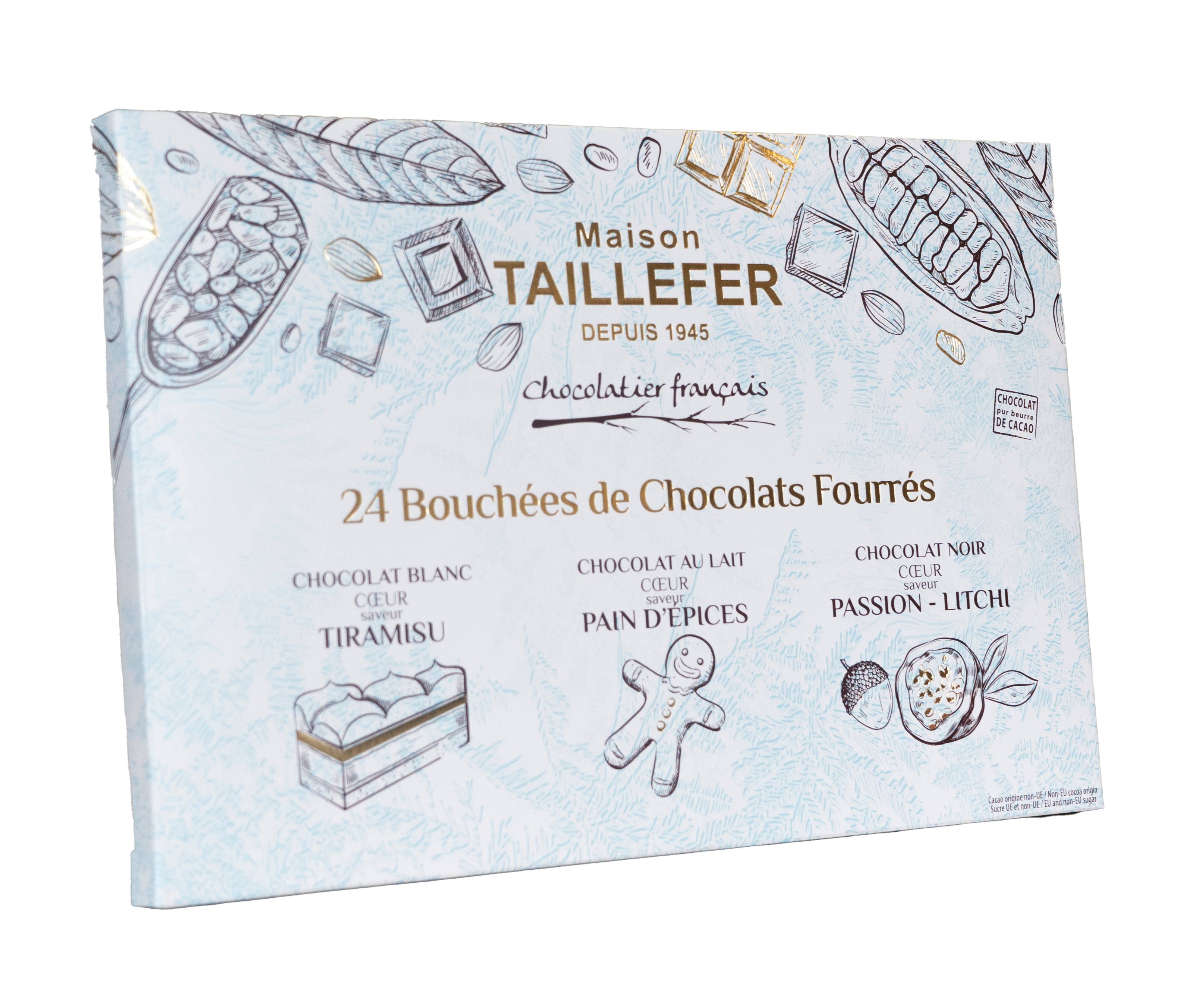 Maison Taillefer - Coffret chocolat "Bouchées gourmandes" 195 g - Maison Taillefer