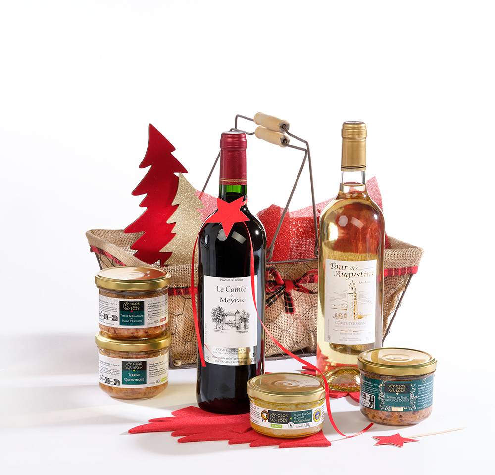 Clos Saint Sozy - Coffret "Le panier du gourmet" - Clos Saint Sozy