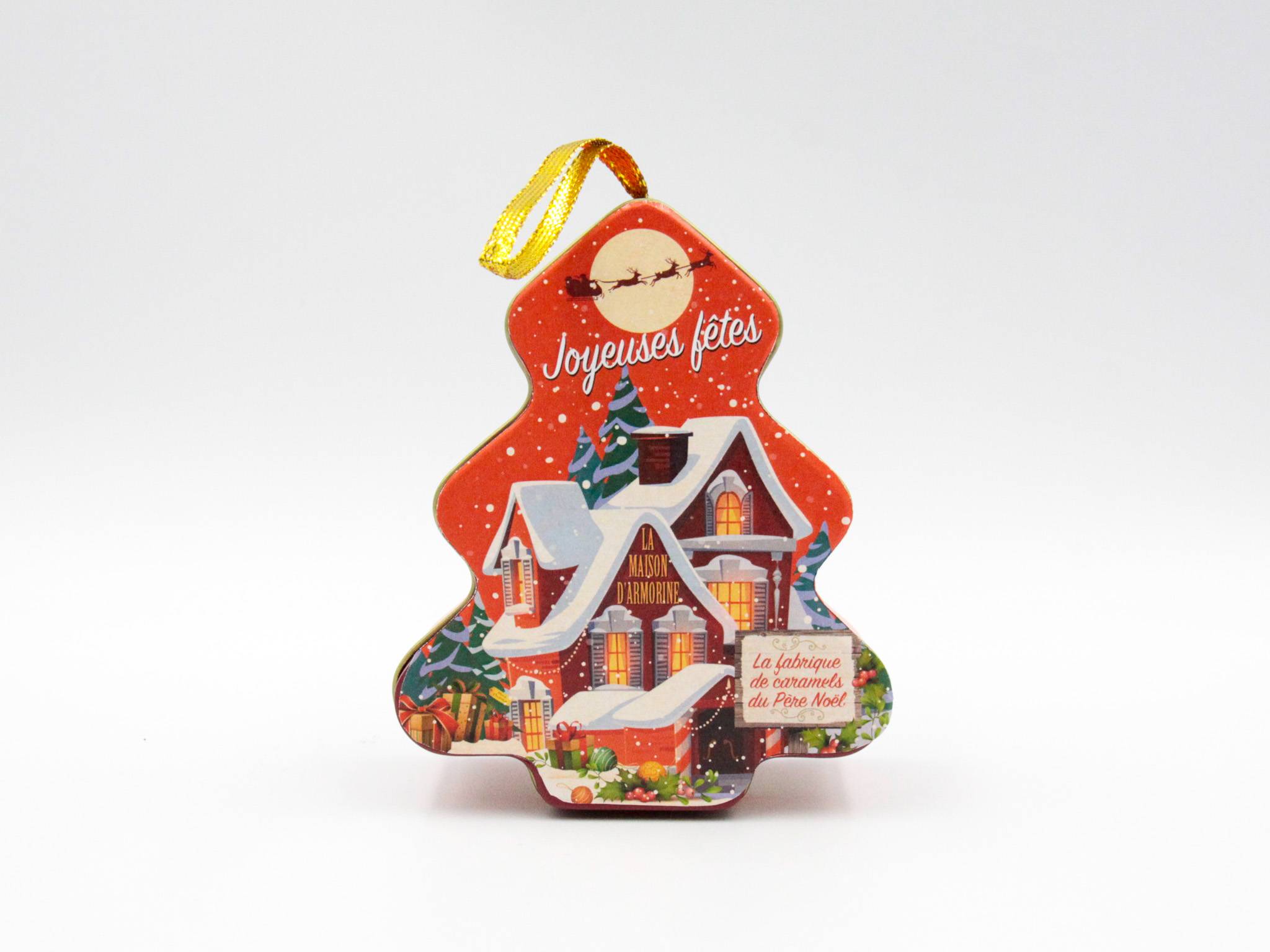 La Maison d Armorine - Le Sapin de Noël : caramels tendres au beurre salé bio 80 g - La Maison d'Armorine