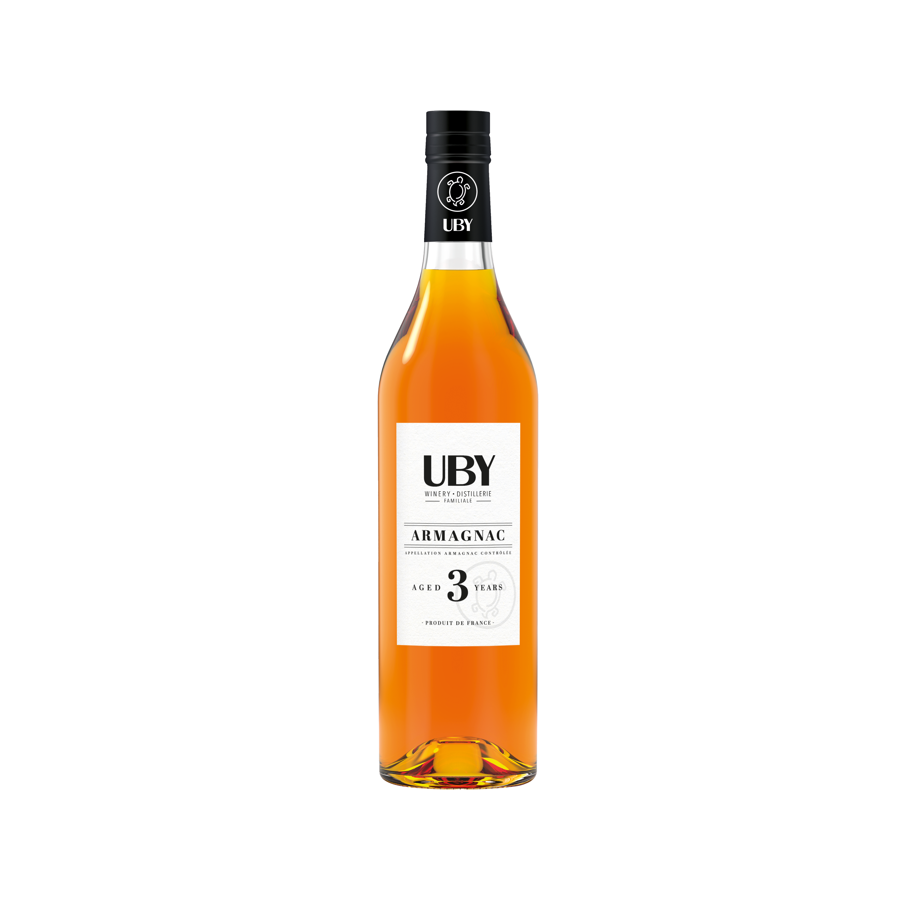 Uby Tortue - Armagnac authentique vieilli 3 ans 70cl - Uby tortue - Imagen 1