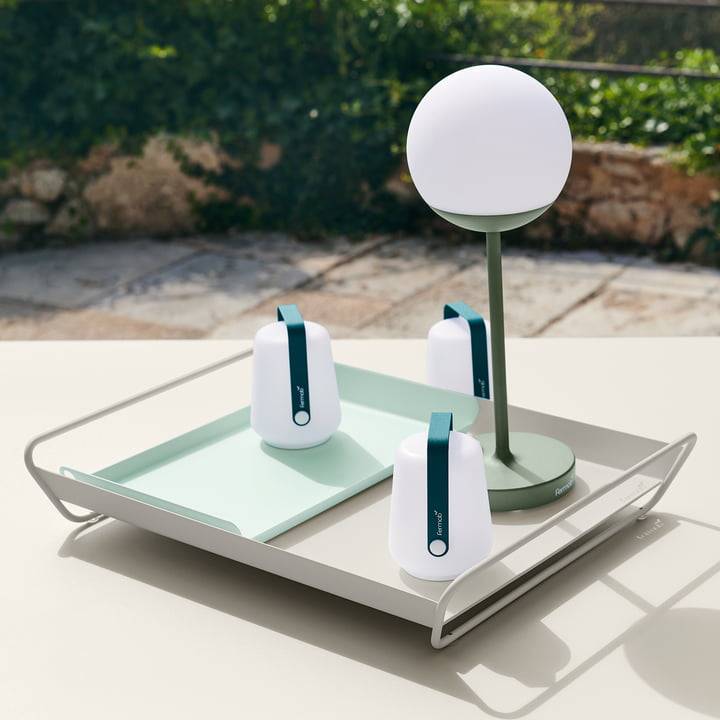 Lampadaire d'extérieur Mooon polyéthylène noir H.134 cm - Fermob - Imagen 3