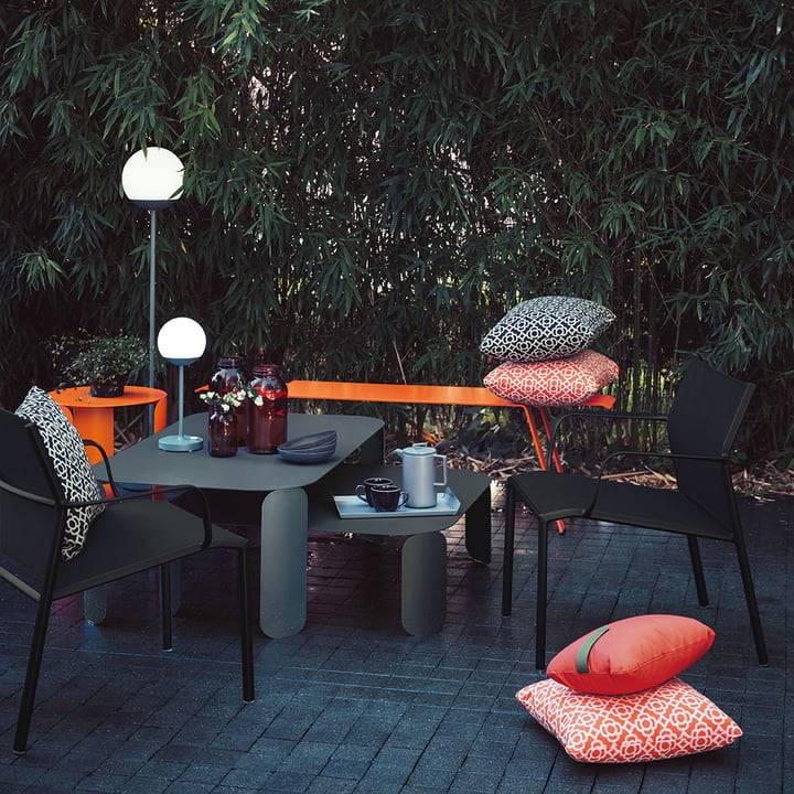 Lampadaire d'extérieur Mooon polyéthylène noir H.134 cm - Fermob - Imagen 5