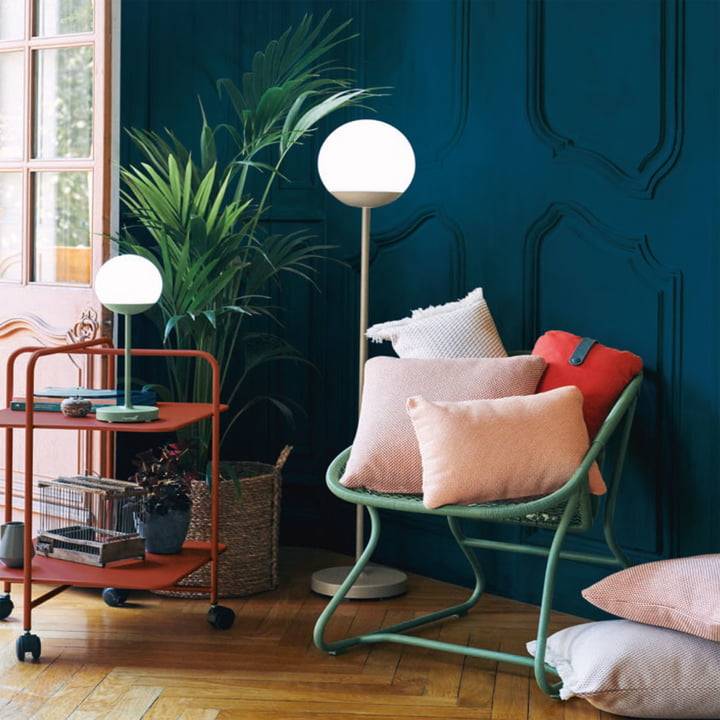 Lampadaire d'extérieur Mooon polyéthylène noir H.134 cm - Fermob - Imagen 7