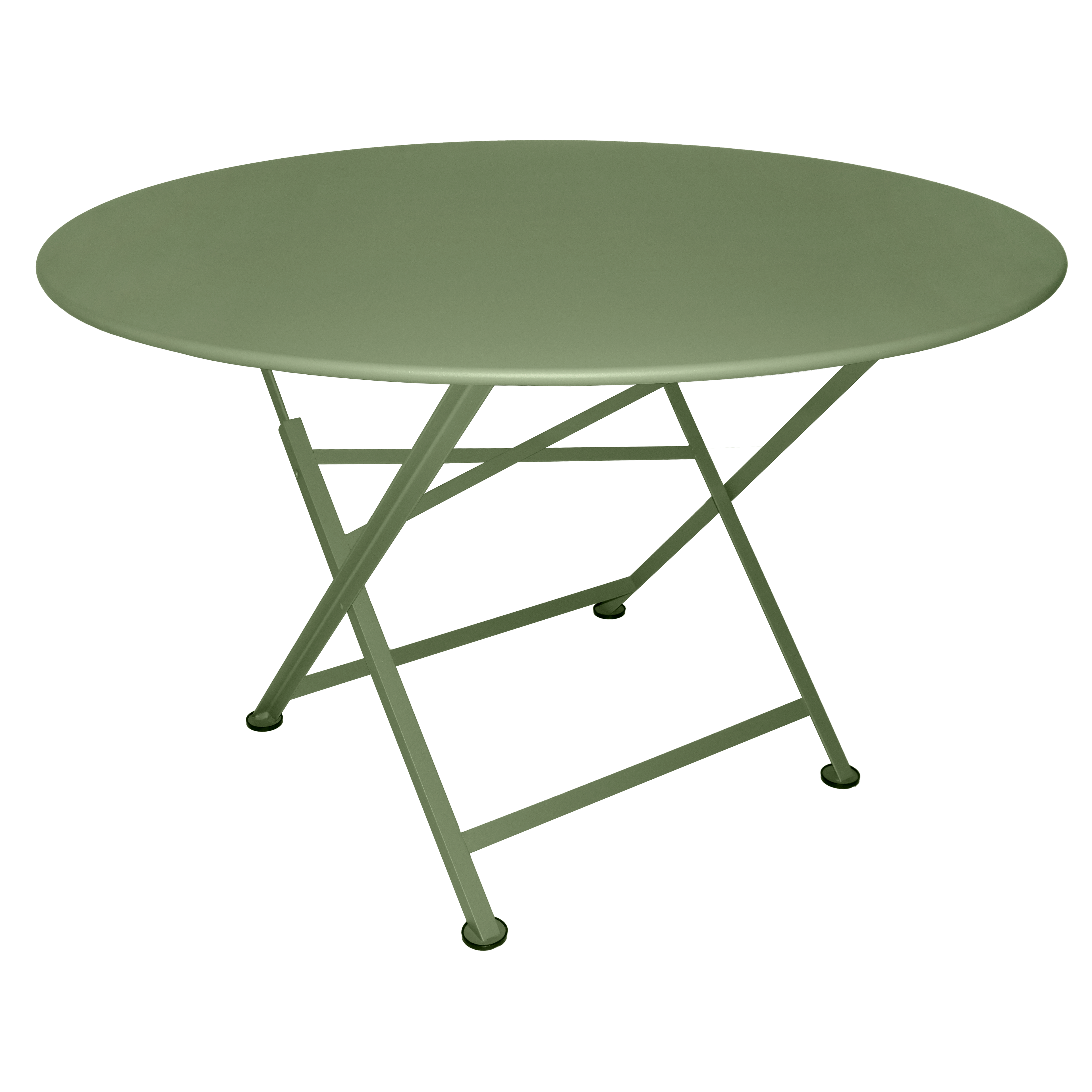 Fermob - Table de jardin ronde pliante acier cactus 6 personnes Cargo Fermob