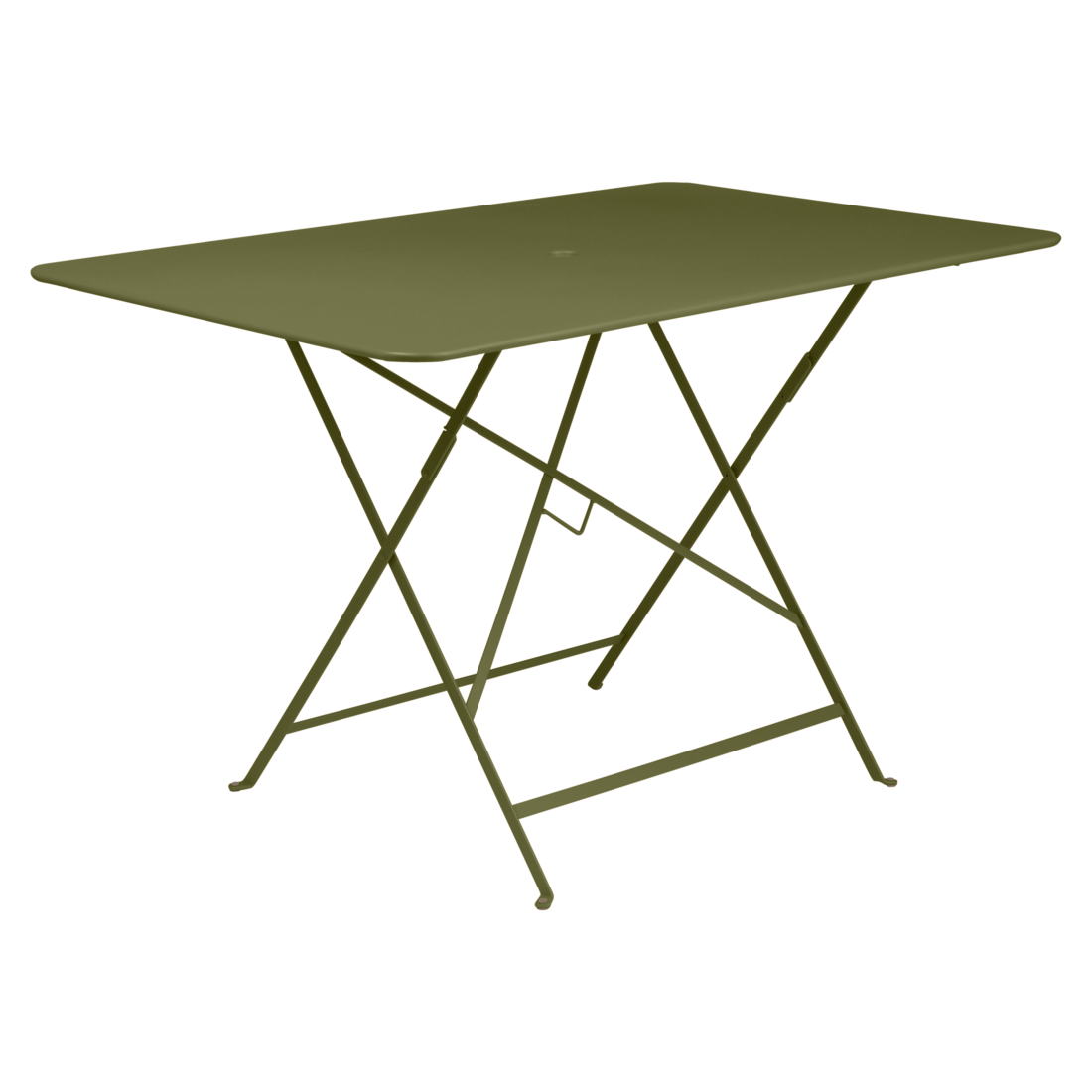 Fermob - Table de jardin rectangulaire pliante acier pesto 6 personnes Bistro Fermob