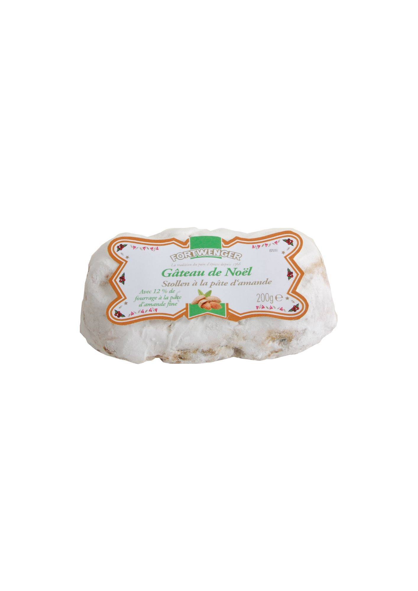 Fortwenger - Stollen pâte d'amande et fruit 200 g - Fortwenger - Imagen 2