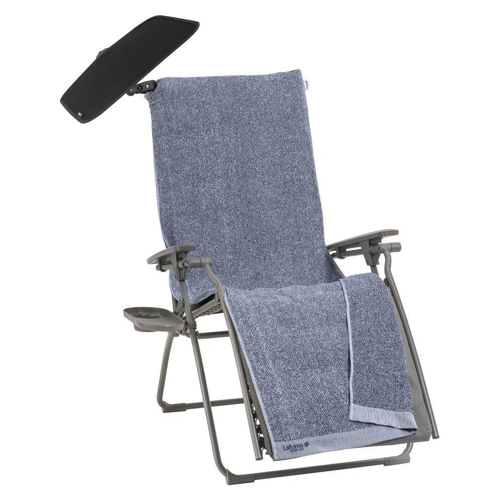 Lafuma-Mobilier - Fauteuil de jardin acier Be Comfort ash grey Relax Lafuma Mobilier - Image 3