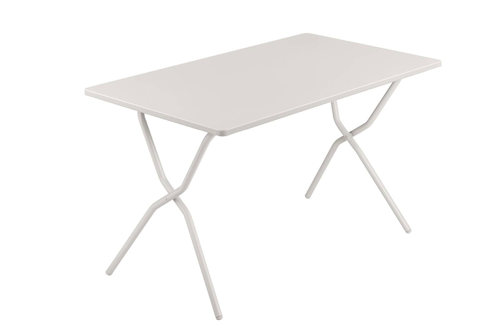 Lafuma-Mobilier - Table de jardin rectangulaire acier seigle 4 personnes Balcony Lafuma Mobilier