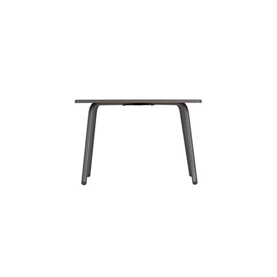 Lafuma-Mobilier - Table basse de jardin carrée acier titane Vence Lafuma Mobilier - Image 2