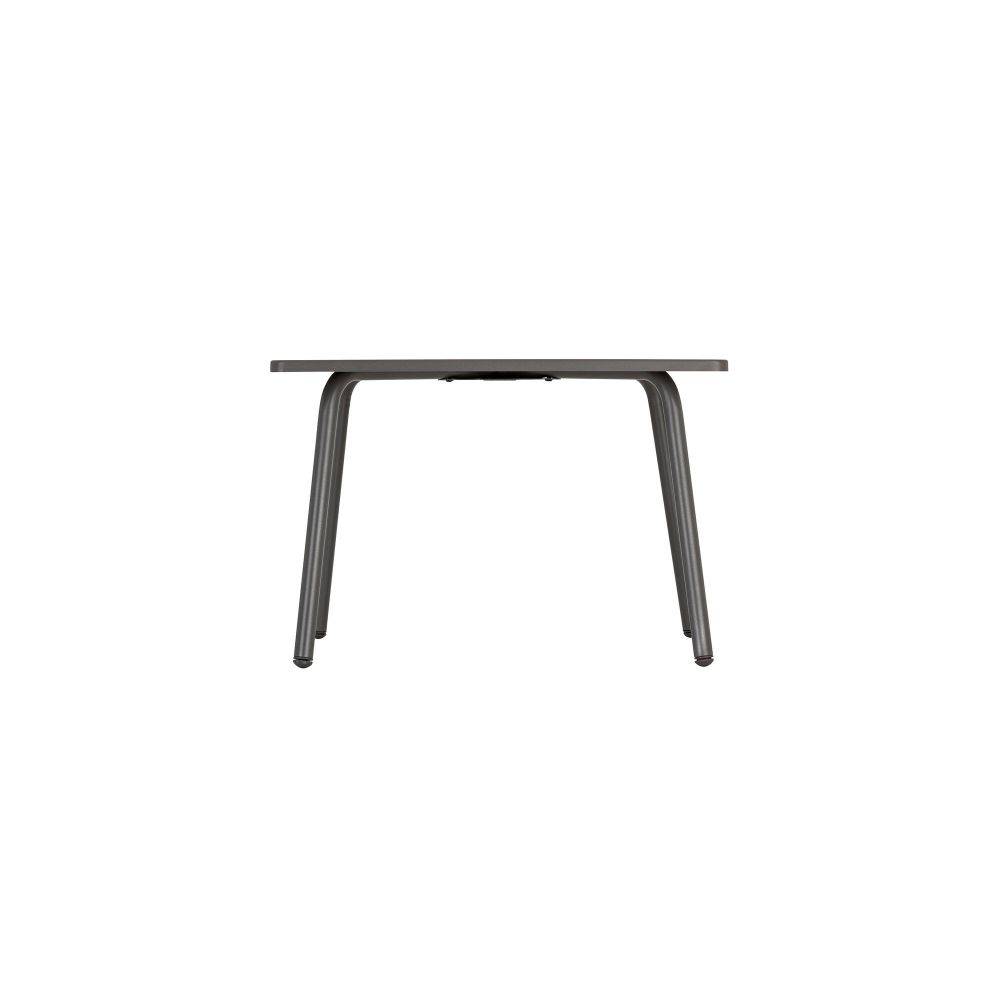 Lafuma-Mobilier - Table basse de jardin carrée acier titane Vence Lafuma Mobilier - Image 2