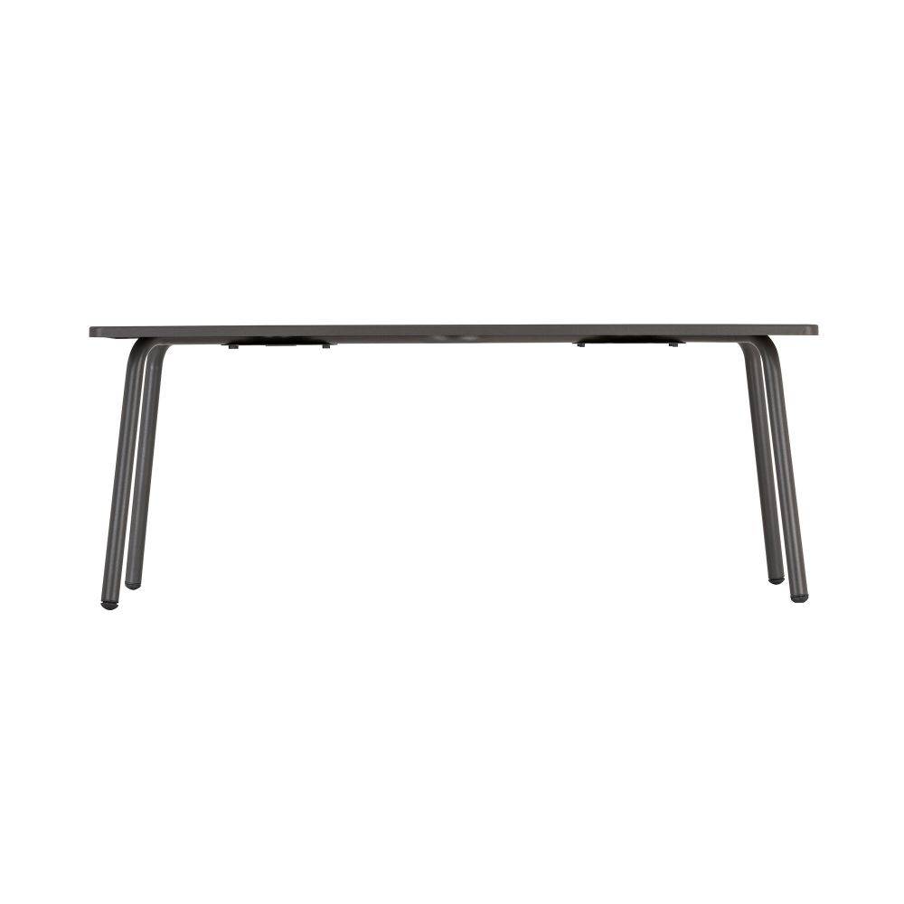 Lafuma-Mobilier - Table basse de jardin rectangulaire acier titane Vence Lafuma Mobilier - Image 2